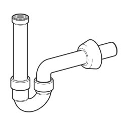 Geberit 151.100.11.1 Lavabo Sifonu U Tipi Beyaz - 3