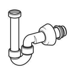 Geberit 151.105.21.1 Lavabo Sifonu U Tipi Parlak-Krom - 3
