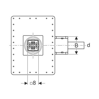 Geberit 154.052.00.1 Yer Süzgeci Sifon Seti (Minimum 65 mm yükseklik) - 3