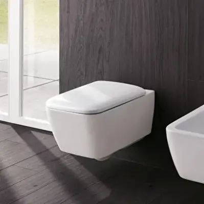 Geberit 501.671.00.1 iCon Square Rimfree Asma Klozet ve Klozet Kapağı Takımı - 2