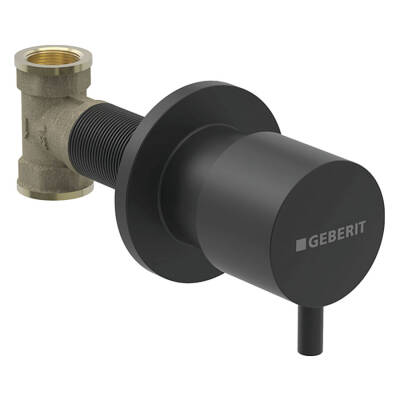 Geberit 616.004.14.1 Ankastre Stop Valf - Mat Siyah - 1