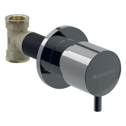 Geberit 616.004.QC.1 Ankastre Stop Valf - Parlak Siyah
