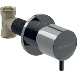 Geberit 616.004.QC.1 Ankastre Stop Valf - Siyah Krom - Geberit