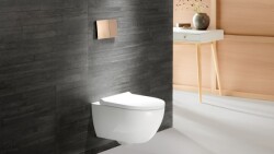 Geberit Acanto Rimfree Alpha10 Soft Asma Klozet Seti - Beyaz - 14