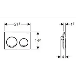 Geberit Acanto Rimfree Alpha10 Soft Asma Klozet Seti - Beyaz - 8