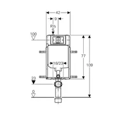 Geberit Acanto Rimfree Alpha10 Soft Asma Klozet Seti - Mat Krom - 12