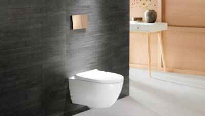 Geberit Acanto Rimfree Alpha10 Soft Asma Klozet Seti - Parlak Krom - 14