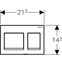 Geberit Acanto Rimfree Alpha15 Soft Asma Klozet Seti - Mat Krom - 7