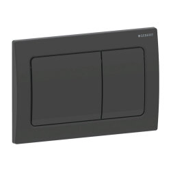 Geberit Alpha30 115.055.14.1 Kumanda Paneli, Çift Basmalı,  Siyah