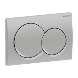 Geberit Alpha01 115.035.46.1 Kumanda Kapağı - Çift Basmalı - Mat Krom