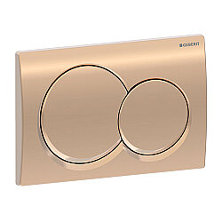 Geberit Alpha01 115.035.QA.1 Kumanda Kapağı - Çift Basmalı - Bronz
