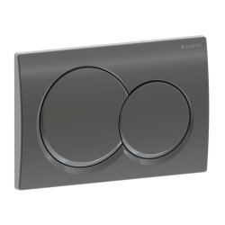 Geberit Alpha01 115.035.QC.1 Kumanda Kapağı - Çift Basmalı -Parlak Siyah