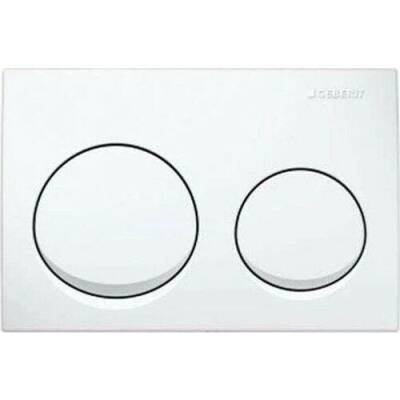 Geberit Alpha10 115.040.11.5 Kumanda Kapağı - Çift Basmalı - Beyaz - 1