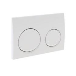 Geberit Alpha10 115.040.11.5 Kumanda Kapağı - Çift Basmalı - Beyaz - 2