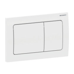 Geberit Alpha30 115.055.11.1 Kumanda Kapağı Çift Basmalı, Beyaz