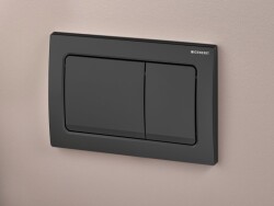 Geberit Alpha30 115.055.14.1 Kumanda Paneli, Çift Basmalı, Siyah - 2