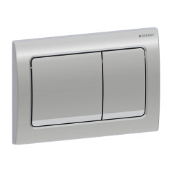 Geberit Alpha30 115.055.21.1 Kumanda Paneli, Çift Basmalı,  Parlak Krom