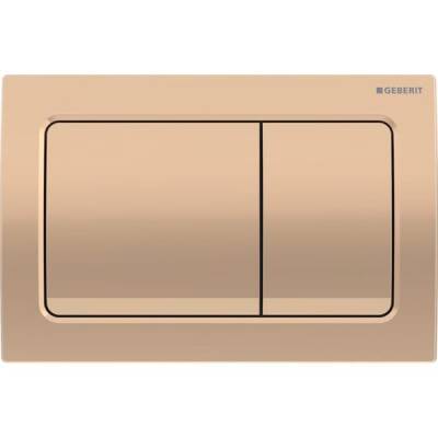 Geberit Alpha30 115.055.QA.1 Kumanda Paneli, Çift Basmalı, Bronz Mat - 1