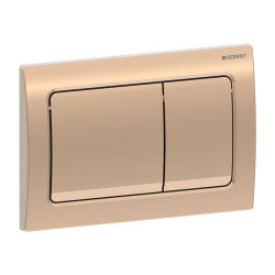 Geberit Alpha30 115.055.QA.1 Kumanda Paneli, Çift Basmalı, Bronz Mat