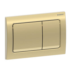 Geberit Alpha30 115.055.QE.1 Kumanda Paneli, Çift Basmalı, Pirinç
