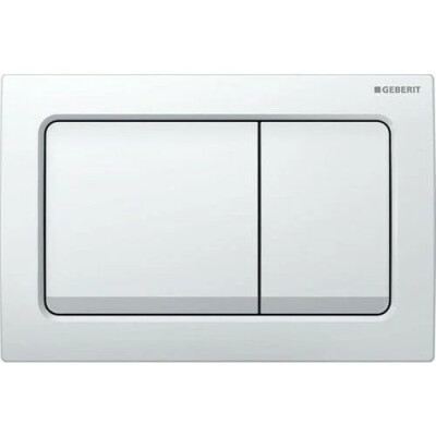 Geberit 115.055.11.1 Alpha30 Kumanda Kapağı Çift Basmalı, Beyaz - Geberit
