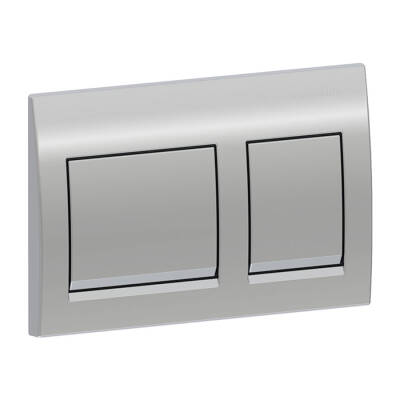 Geberit Alpha35 115.045.21.5 Kumanda Kapağı, Parlak Krom - 1