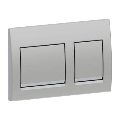 Geberit Alpha35 115.045.46.5 Kumanda Kapağı - Mat Krom - 1