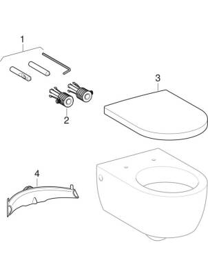 Geberit Citterio Rimfree Asma Klozet ve Soft Kapak Takımı, Beyaz - 6
