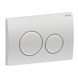 Geberit Delta20 115.127.46.1 Kumanda Paneli Çift Basmalı, Mat Krom