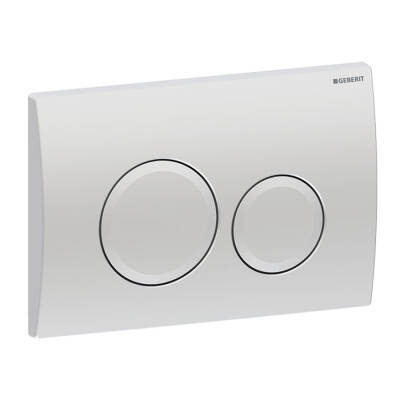 Geberit Delta20 115.127.46.1 Kumanda Paneli Çift Basmalı, Mat Krom - 1