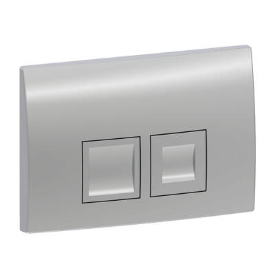 Geberit Delta35 115.135.21.5 Kumanda Paneli Çift Basmalı - Parlak Krom - 1