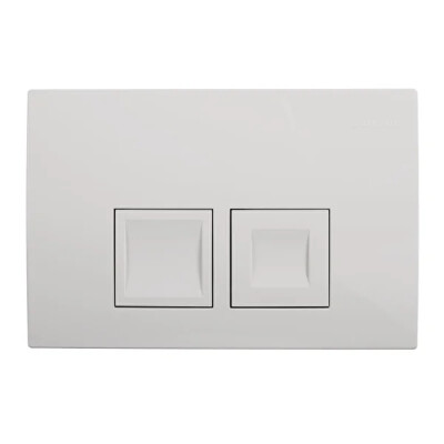 Geberit Delta50 115.135.11.5 Kumanda Paneli Çift Basmalı, Beyaz - Geberit