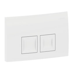 Geberit Delta50 115.135.11.5 Kumanda Paneli Çift Basmalı, Beyaz