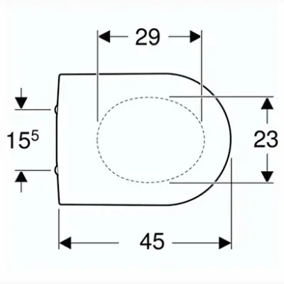 Geberit iCon 500.670.01.1 Soft Klozet Kapağı, Beyaz - 3