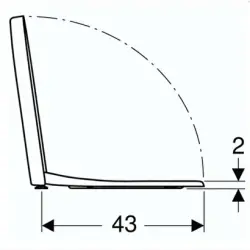 Geberit iCon 500.670.01.1 Soft Klozet Kapağı, Beyaz - 4