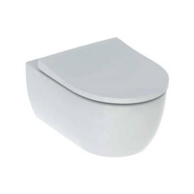 Geberit iCon Rimfree Alpha10 Soft Slim Asma Klozet Seti - Parlak Krom - 2