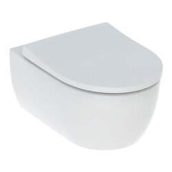 Geberit iCon Rimfree Soft Slim Asma Klozet ve Kapak Takımı, Beyaz