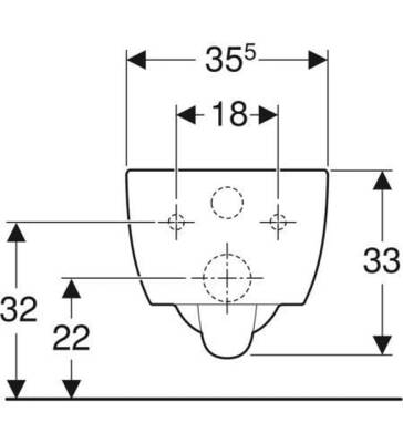 Geberit iCon Soft Asma Klozet, 53cm, Beyaz - 3