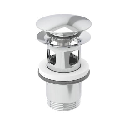 Geberit Pop-Up 152.076.21.1 Lavabo Süzgeci, Parlak Krom - 1