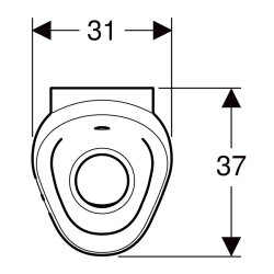 Geberit Preda 116.072.00.1 Fotoselli Pisuvar ve Tugla Bağlantı Aparatı (243.544.00.1) - 3