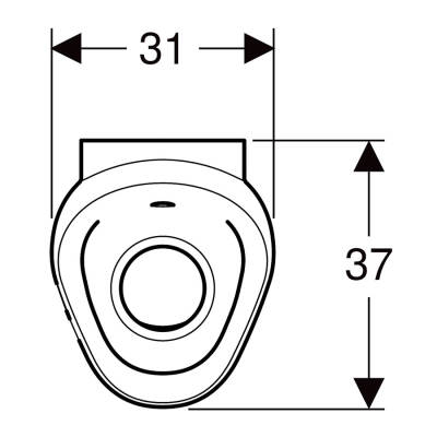 Geberit Preda 116.072.00.1 Fotoselli Pisuvar ve Tugla Bağlantı Aparatı (243.544.00.1) - 3