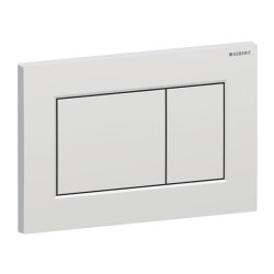 Geberit Sigma01 115.660.JQ.1 Kumanda Kapağı Çift Basmalı - Parlak Beyaz