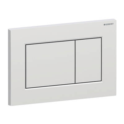 Geberit Sigma01 115.660.JQ.1 Kumanda Kapağı Çift Basmalı - Parlak Beyaz - 1