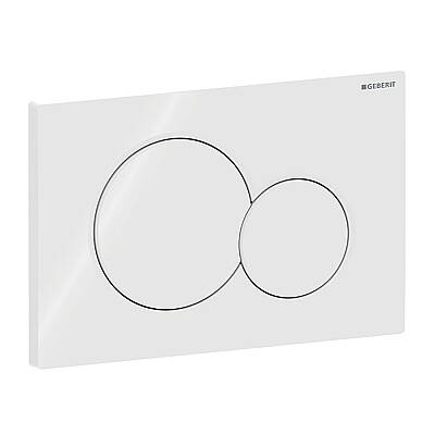 Geberit Sigma01 115.770.11.5 Kumanda Kapağı , Çift Basmalı, Beyaz - 1