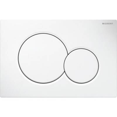 Geberit Sigma01 115.770.11.5 Kumanda Kapağı - Çift Basmalı - Beyaz - 1