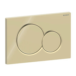 Geberit Sigma01 115.770.DT.5 Çift Basmalı Kumanda Paneli, Pirinç