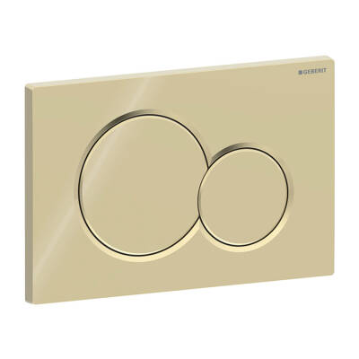 Geberit Sigma01 115.770.DT.5 Çift Basmalı Kumanda Paneli, Pirinç - 1