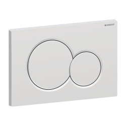 Geberit Sigma01 115.770.JQ.5 Çift Kapaklı Kumanda Paneli Mat Krom/Parlak Krom/Mat Krom