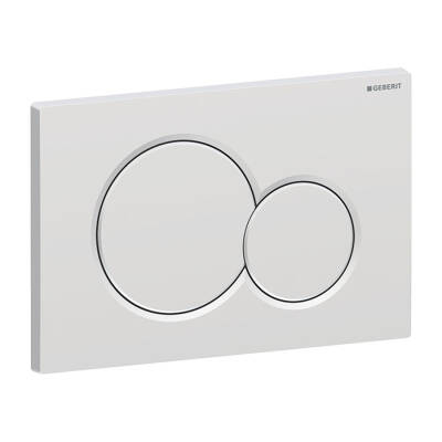 Geberit Sigma01 115.770.JQ.5 Çift Kapaklı Kumanda Paneli Mat Krom/Parlak Krom/Mat Krom - 1