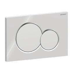 Geberit Sigma01 115.770.KA.5 Kumanda Kapağı - Çift Basmalı Parlak/Mat Krom